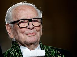 Pierre Cardin, de 98 años, fue uno de los símbolos de la moda del siglo XX. AP / ARCHIVO