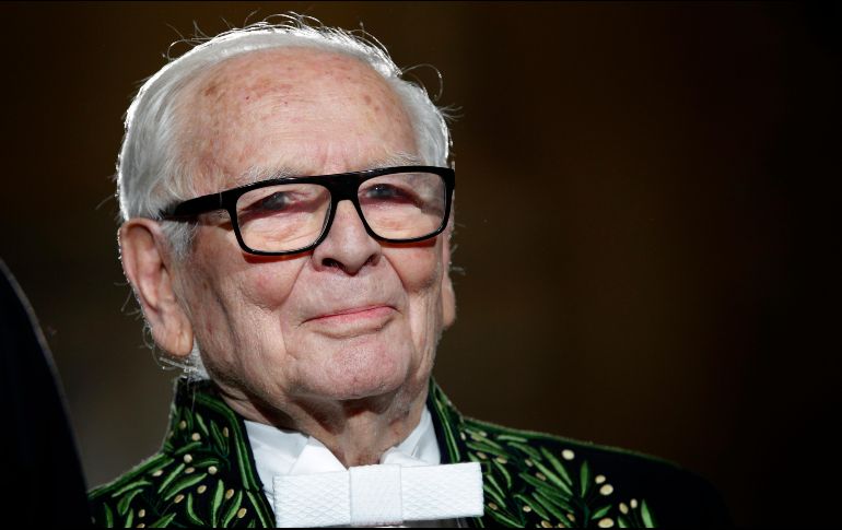 Pierre Cardin, de 98 años, fue uno de los símbolos de la moda del siglo XX. AP / ARCHIVO