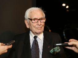 Pierre Cardin fue hasta el final un gran trabajador que controló su negocio al 100%. AP / ARCHIVO