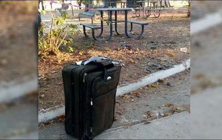 El hallazgo sucedió alrededor de las 8:00 horas, en el cruce de las calles López de Legazpi y Rodolfo Navarrete, en la colonia Colón Industrial. ESPECIAL /