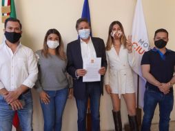 Previo a su registro, Juan José Frangie destacó su trabajo en la actual administración. TWITTER / @juanjosefrangie