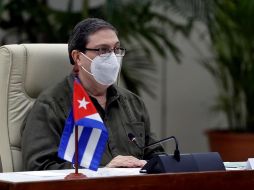 El ministro de relaciones exteriores de Cuba, Bruno Rodríguez Parrilla, condenó las intenciones de Estados Unidos. EFE/ARCHIVO