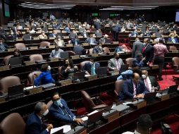 Aspectos de una sesión de la Cámara de Diputados en Santo Domingo. EFE/O. Barría