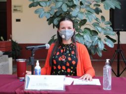 La legisladora Mirza Flores consideró que tienen muy buenas posibilidades de ganar la candidatura. TWITTER / @MirzaFloresG