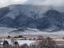 En Nuevo León se reporta hoy caída de aguanieve y llovizna sobre carretera 57 y en zona serrana de Galeana. TWITTER@nuevoleon