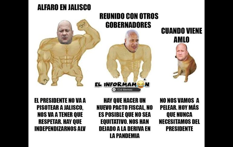 La relación complicada entre el gobernador de Jalisco y el presidente López Obrador dio para muchos momentos de crítica y humor.