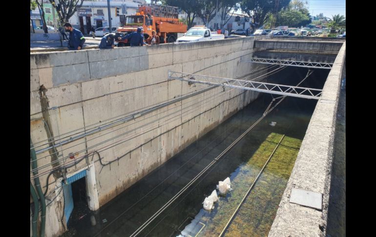 Personal de Siteur ya se encuentra en la zona trabajando en el desperfecto para reanudar el servicio. EL INFORMADOR / G. Gallo