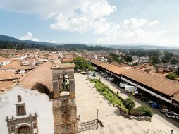 Desde las alturas. Así luce el Pueblo Mágico desde el campanario de la Parroquia de San Antonio. EL INFORMADOR/F. González