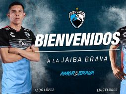 Los futbolistas Aldo López y Luis Flores, ambos jugadores surgidos de las Fuerzas Básicas de los rojinegros del Atlas, dejarán las categorías inferiores de los Zorros para unirse como refuerzos de la Jaiba Brava. TWITTER / @TMFCoficial