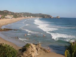 Zipolite fue declarada oficialmente como playa nudista en el año de 2016. AP / ARCHIVO