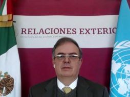Ebrard destacó que los países deben ampliar sus enfoques y colocarse en la senda de la estabilidad y el desarrollo. TWITTER/@MexOnu