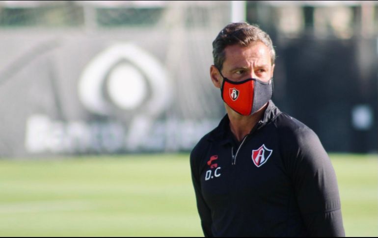 ''Lo que veo de esta institución, que le tengo gran cariño, mucho agradecimiento porque me abrió las puertas en México'', dijo el argentino en rueda de prensa. TWITTER / @atlasfc