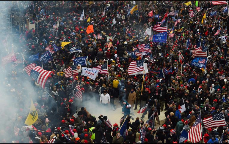 Los disturbios en el Capitolio dejaron cinco muertos, incluyendo un oficial de policía. AFP/ARCHIVO