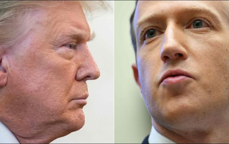 La cuenta de Facebook e Instagram de Donald Trump estarán bloqueadas hasta por lo menos dos semanas. AP / ARCHIVO