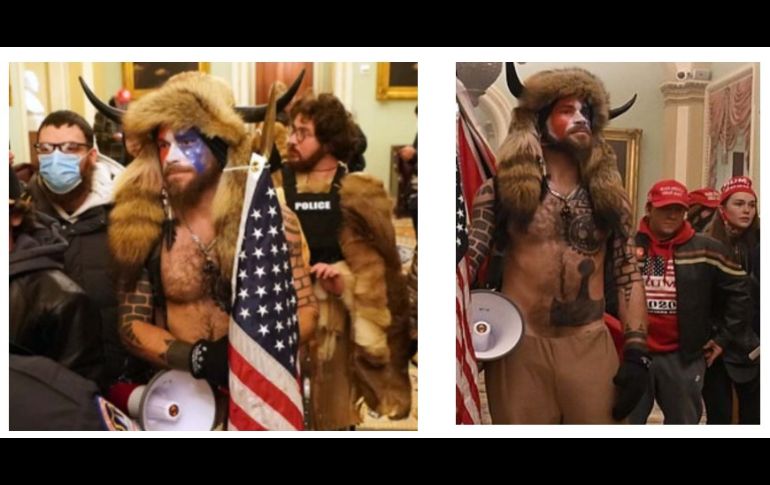 La Policía busca detener a quienes se muestran en las fotos por irrumpir en el Capitolio. ESPECIAL/Metropolitan Police Washington DC