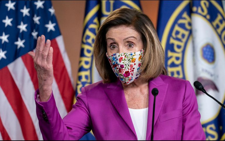 Nancy Pelosi describió aTrump como 