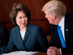 Chao era secretaria de Transporte desde el inicio de la Administración de Trump. AFP/ARCHIVO
