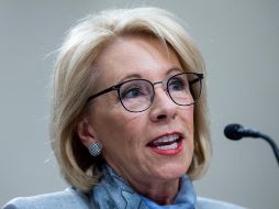 Betsy DeVos se mostró 