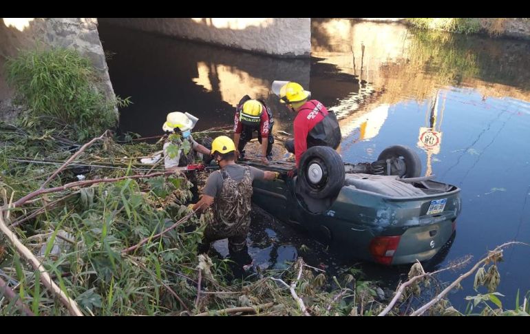 El canal donde se registra el accidente se ubica en El Salto, sobre la carretera a Chapala a la altura de San José del 15. ESPECIAL
