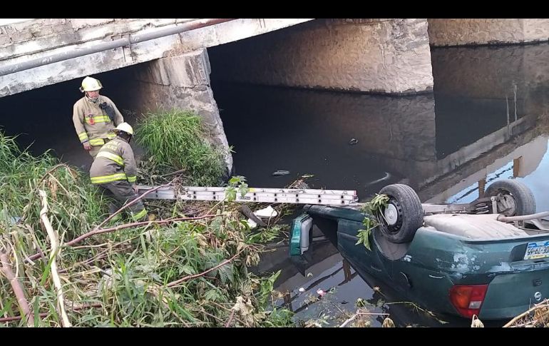 El canal donde se registra el accidente se ubica en El Salto, sobre la carretera a Chapala a la altura de San José del 15. ESPECIAL