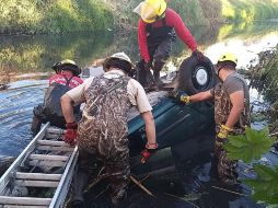 El canal donde se registra el accidente se ubica en El Salto, sobre la carretera a Chapala a la altura de San José del 15. ESPECIAL