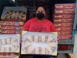 La mujer aclaró que las roscas las vendió en 150 pesos. ESPECIAL/ TWITTER