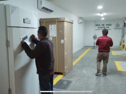 La capacidad del ultracongelador y el congelador es para almacenar hasta 110 mil frascos multidosis o más de 23 mil dosis individuales cada uno. ESPECIAL