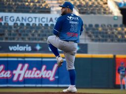 Luis Iván Rodríguez. El abridor de los caporales tuvo una mala noche en la lomita. @charrosbeisbol