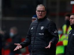 Leeds United, de la Premier League, fue eliminado este domingo en la tercera ronda de la FA Cup inglesa por un equipo de la League Two. AP / I. Walton