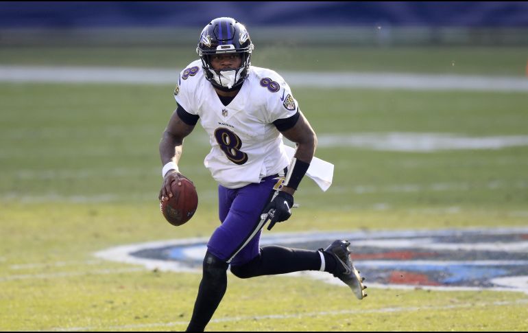 Jackson lanzó para un touchdown y produjo una deslumbrante anotación en solitario de 48 yardas para darle a los Ravens una reñida victoria. AFP / A. Lyons