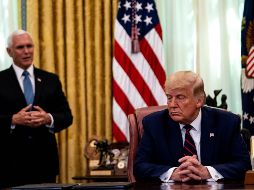 La oposición demócrata en la Cámara de Representantes de Estados Unidos (EU) inició este lunes el proceso para un segundo juicio político al presidente saliente, Donald Trump. EFE / ARCHIVO