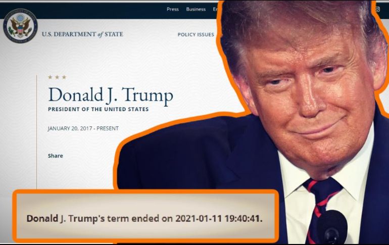 Desde el mediodía del lunes, usuarios de redes sociales expresan su sorpresa e incertidumbre por el mensaje sobre el gobierno de Donald Trump. ESPECIAL