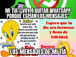 Adiós WhatsApp... Bendiciones