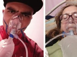 David, quien se enfermó de covid-19 antes que su madre María de Lourdes, buscó por decenas de hospitales hasta encontrar una cama libre para ella en Ciudad de México. CORTESÍA DAVID RESÉNDIZ