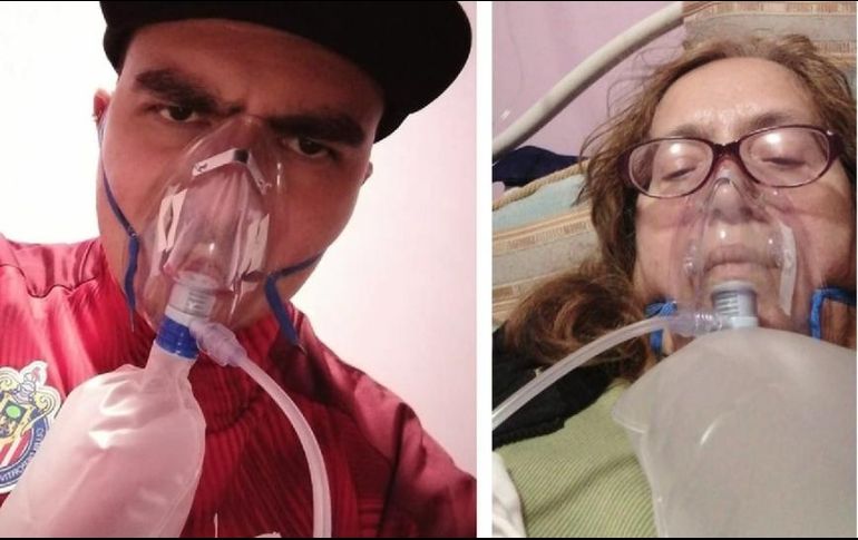 David, quien se enfermó de covid-19 antes que su madre María de Lourdes, buscó por decenas de hospitales hasta encontrar una cama libre para ella en Ciudad de México. CORTESÍA DAVID RESÉNDIZ