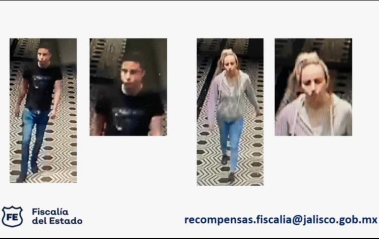 El fiscal del Estado comparte la imagen de un hombre y una mujer presuntamente involucrados en el asesinato del ex gobernador; pide ayuda para identificarlos. FACEBOOK / Fiscalía del Estado de Jalisco