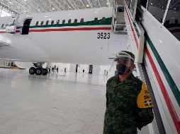 Una de las promesas de campaña de AMLO fue vender el avión presidencial, y hasta el momento no lo ha logrado. AFP / ARCHIVO