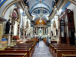 El padre Mario Lozano asegura que en un mes han entrado a robar ya tres ocasiones al templo. ESPECIAL