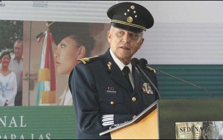 Cienfuegos fue detenido el 15 de octubre de 2020 en Los Ángeles, California. NTX/ARCHIVO