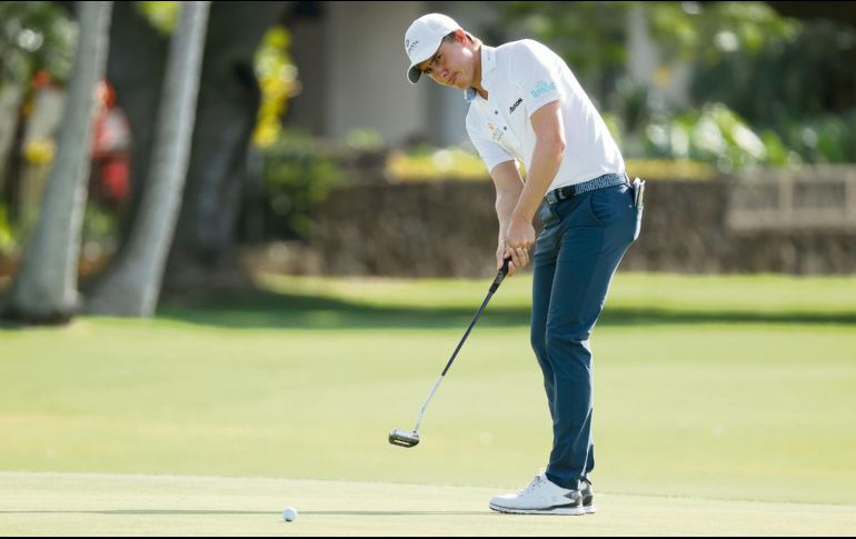 Carlos Ortiz cerró el primer día con -4 golpes. AFP