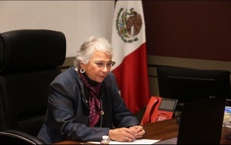 Sánchez Cordero reconoció que están en el momento más importante de la lucha contra la pandemia. TWITTER/@M_OlgaSCordero