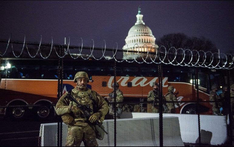 En el asalto al Capitolio murieron cinco personas. AFP/L. Lynch