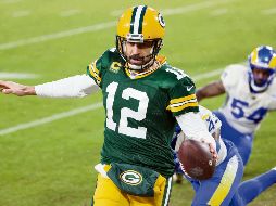 Aaron Rodgers jugará por primera vez una Final de Conferencia en el Lambeau Field. AFP/D. Buell