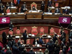 Giuseppe Conte perdió el apoyo del pequeño pero clave partido Italia Viva del ex primer ministro Matteo Renzi. EFE/R. Monaldo