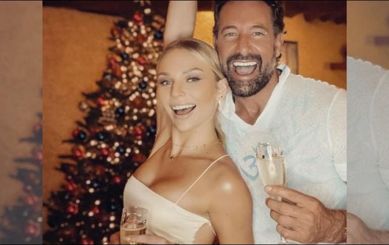 Gabriel Soto e Irina Baeva anuncian su compromiso con una imagen en redes. INSTAGRAM / gabrielsoto