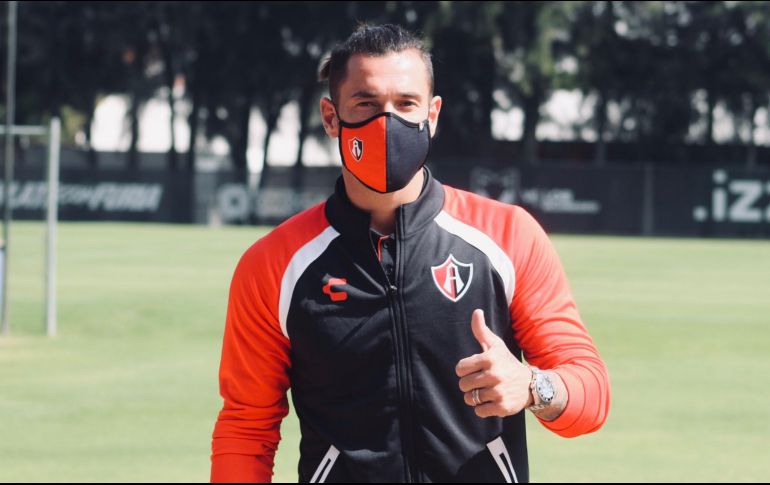 ''No es solamente cuestión de hablar'', dice el atacante de Atlas, ''es cuestión de trabajo y triunfos, ya no podemos regalar nada''. TWITTER / @atlasfc