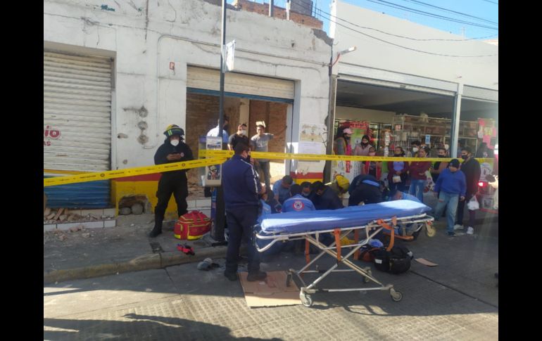 El incidente se suscitó en un inmueble en el cruce de Juárez Sur y Constitución Poniente , en la cabecera municipal de Tlajomulco. ESPECIAL