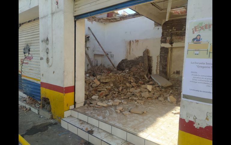 El incidente se suscitó en un inmueble en el cruce de Juárez Sur y Constitución Poniente , en la cabecera municipal de Tlajomulco. ESPECIAL