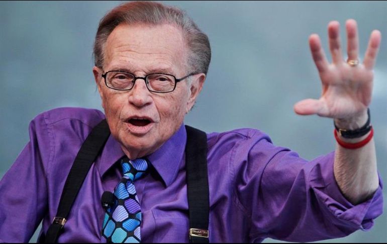 Larry King falleció este sábado a los 87 años de edad en un hospital de Los Ángeles. EFE/ARCHIVO