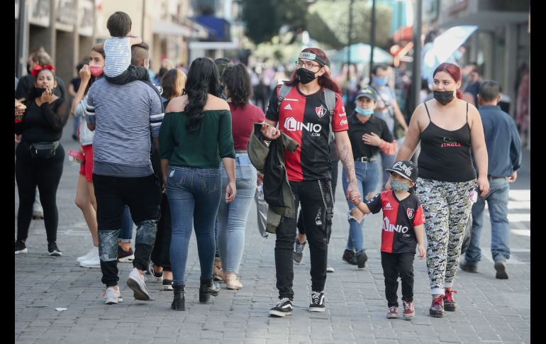 Así lucen este domingo calles y áreas peatonales del Centro de Guadalajara. EL INFORMADOR/G. Gallo